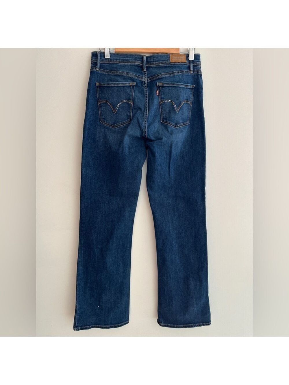 LEVI'S Perfectly Slimming 512 Bootcut Jeans 5 Pocket Metal Stud Detail W29 L32